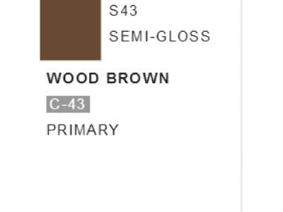 S043 Wood Brown - (Semigloss) - image 1