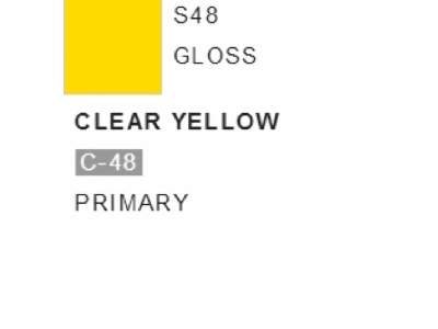 S048 Clear Yellow - image 1