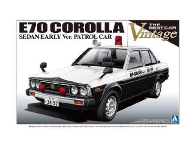 E70 Corolla Sedan Patrol Car Early ver. - image 1