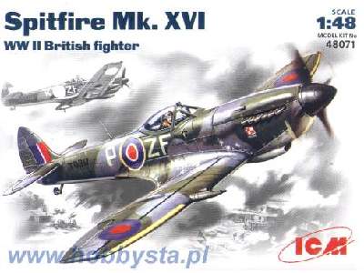 Spitfire Mk. XVI WW II British Fighter - image 1