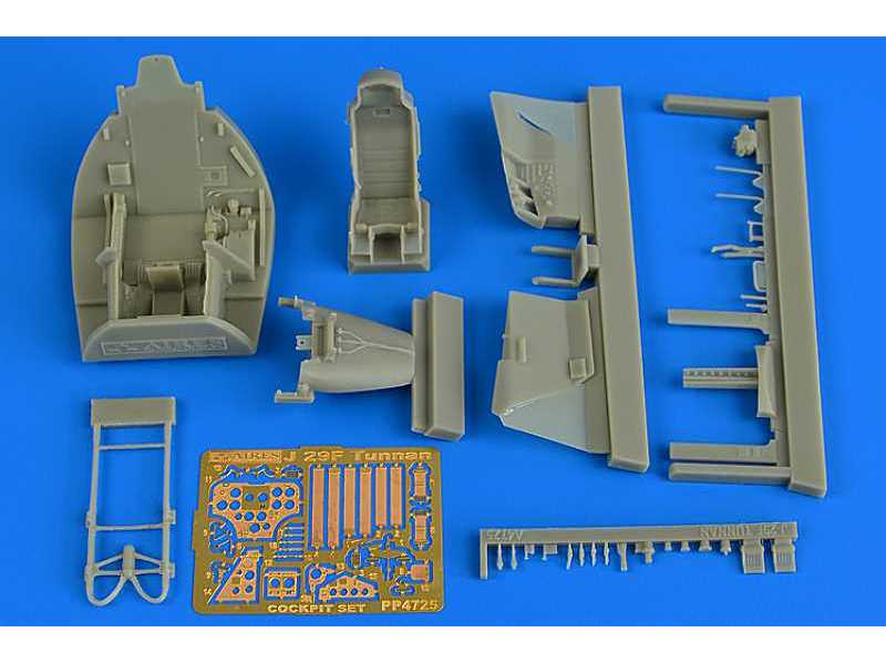 SAAB J-29 Tunnan cockpit set - Pilot Replicast - image 1