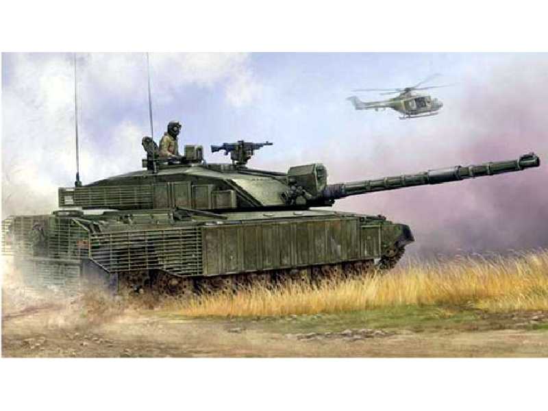 British Challenger 2 with Anti-Heat Fence - image 1 British Challenger 2 with Anti-Heat Fence - image 1