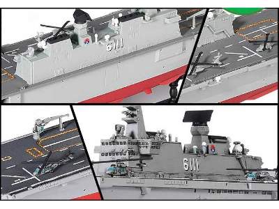 ROKS Dokdo LPH 6111 amphibious assault ship - Multi Color Parts - image 4