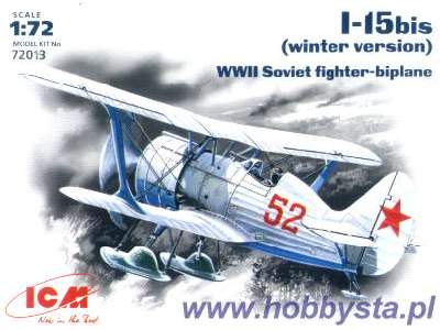 I-15bis (winter version)  WWII Soviet fighter-biplane - image 1