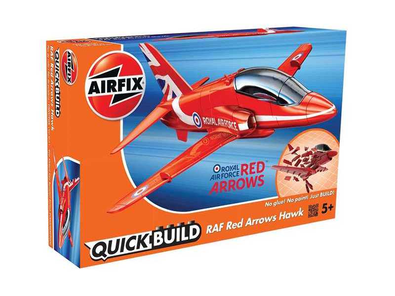 QUICK BUILD RAF Red Arrows Hawk - image 1
