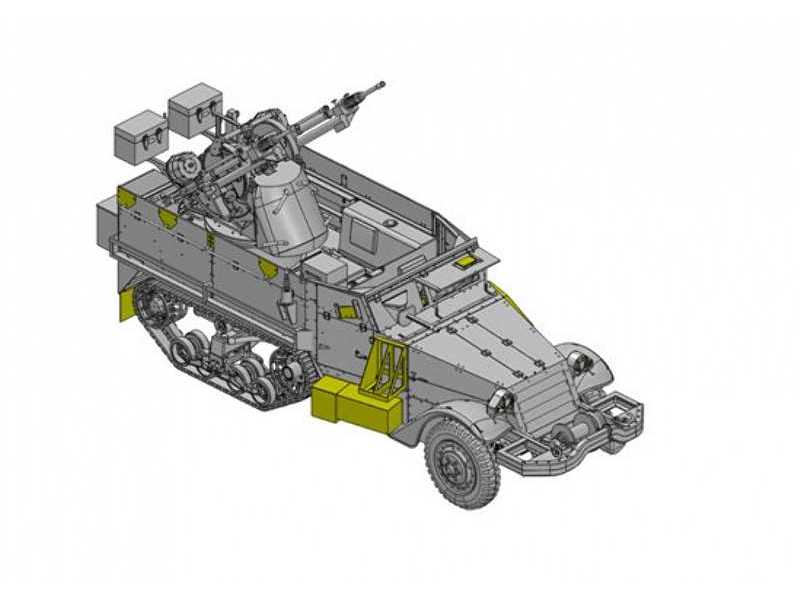 IDF M3 Halftrack w/TCM-20 Anti-Aircraft Gun - image 1