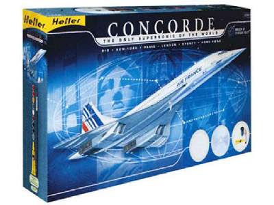 Air France Concorde w/Paints and Glue - image 1