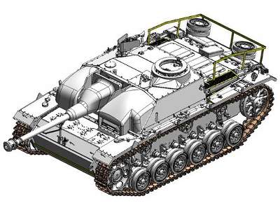 Concrete Armored StuG.III Ausf.G w/Zimmerit - image 9