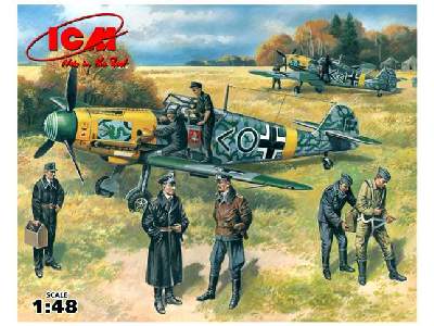Bf-109F-2 with Soviet Pilots & Ground Personnel - image 1
