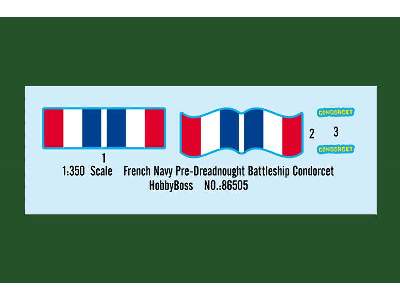 French Navy Pre-Dreadnought Battleship Condorcet  - image 3