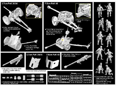 7.5cm PaK 40 w/Gun Crew + 3.7cm PaK 35/36 - image 2