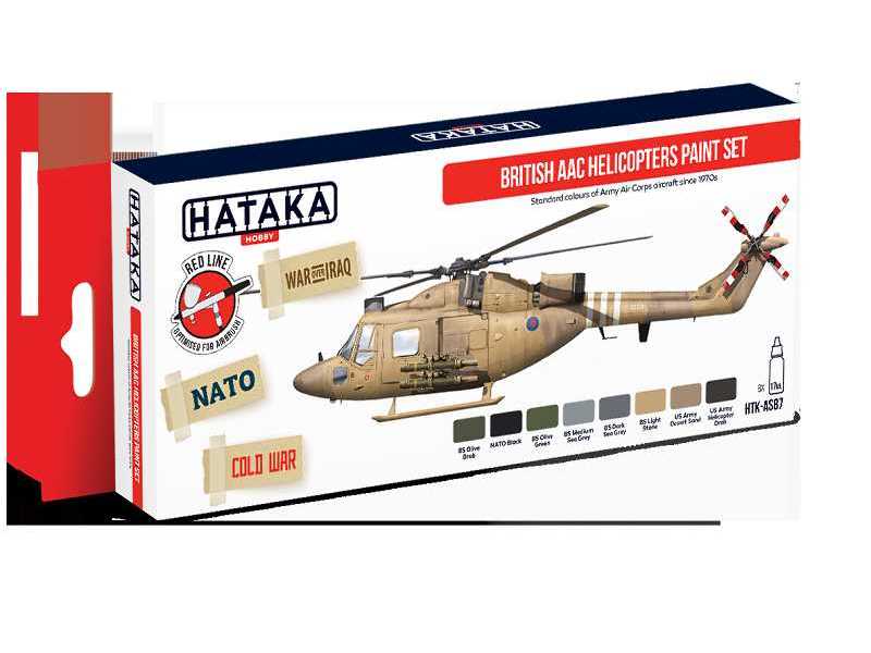 HTK-AS87 British AAC Helicopters paint set - image 1