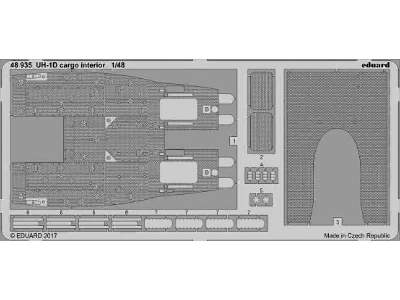 UH-1D cargo interior 1/48 - Kitty Hawk - image 1