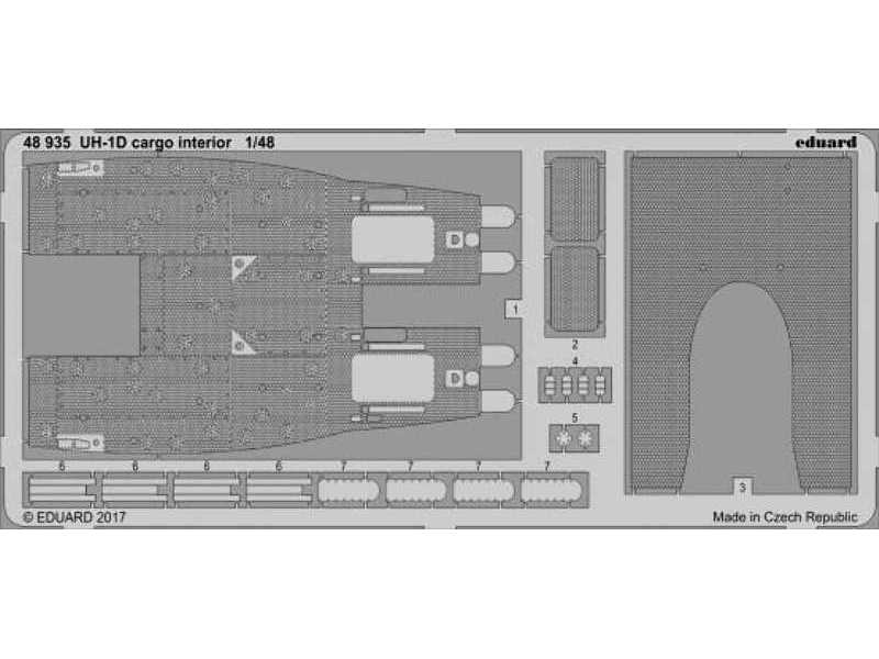 UH-1D cargo interior 1/48 - Kitty Hawk - image 1