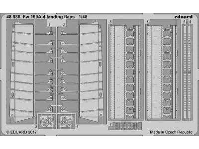 Fw 190A-4 landing flaps 1/48 - Eduard - image 1