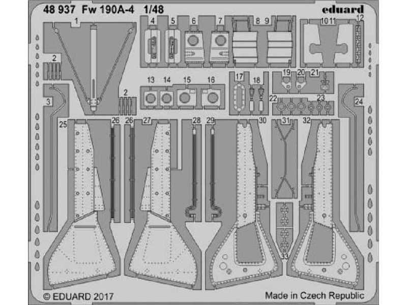 Fw 190A-4 1/48 - Eduard - image 1