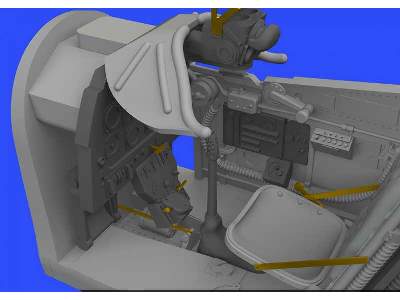 P-51D cockpit 1/48 - Airfix - image 4