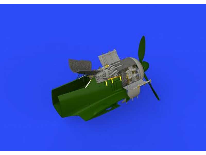 Fw 190A-4 engine & fuselage guns 1/48 - Eduard - image 1 Fw 190A-4 engine & fuselage guns 1/48 - Eduard - image 1