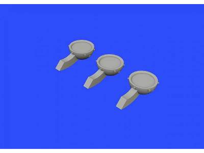 P-51D rear view mirrors 1/48 - Airfix - image 3