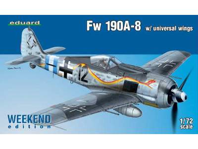 Fw 190A-8 w/  universal wings 1/72 - image 1
