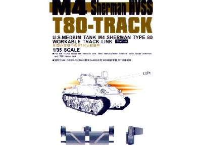 M4 Sherman HVSS T-80 Workable Track - image 1