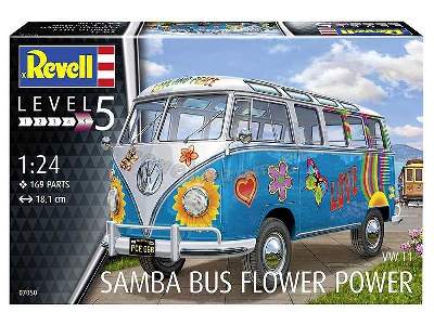 VW T1 Samba Bus  Flower Power - image 1