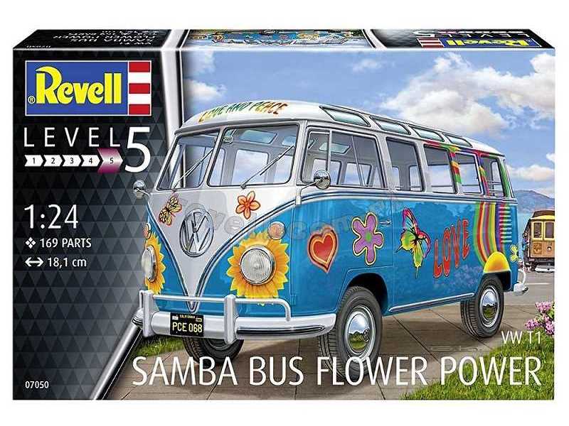 VW T1 Samba Bus  Flower Power - image 1