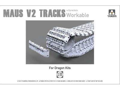 MAUS V2 workable tracks with sprockets for Dragon kits - image 1