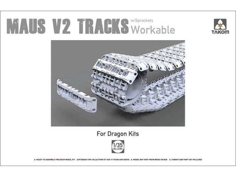 MAUS V2 workable tracks with sprockets for Dragon kits - image 1