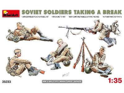 Soviet Soldiers Taking a Break - image 1