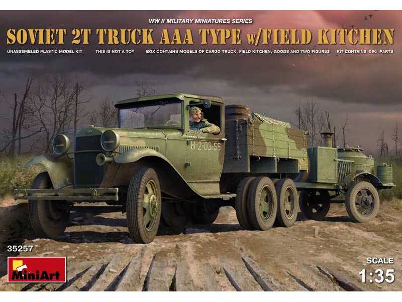 Soviet 2t Truck AAA Type w/Fielt Kitchen - image 1 Soviet 2t Truck AAA Type w/Fielt Kitchen - image 1