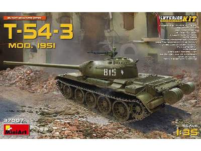 T-54-3 Soviet Medium Tank model 1951 - Interior kit - image 1