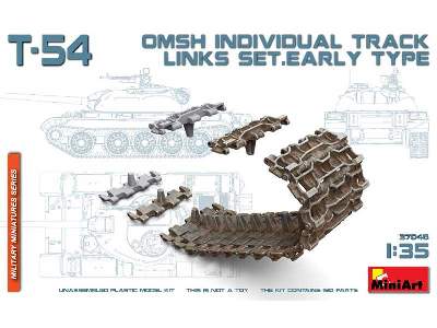 T-54 OMSH Individual Track Link Set - Early Type - image 1