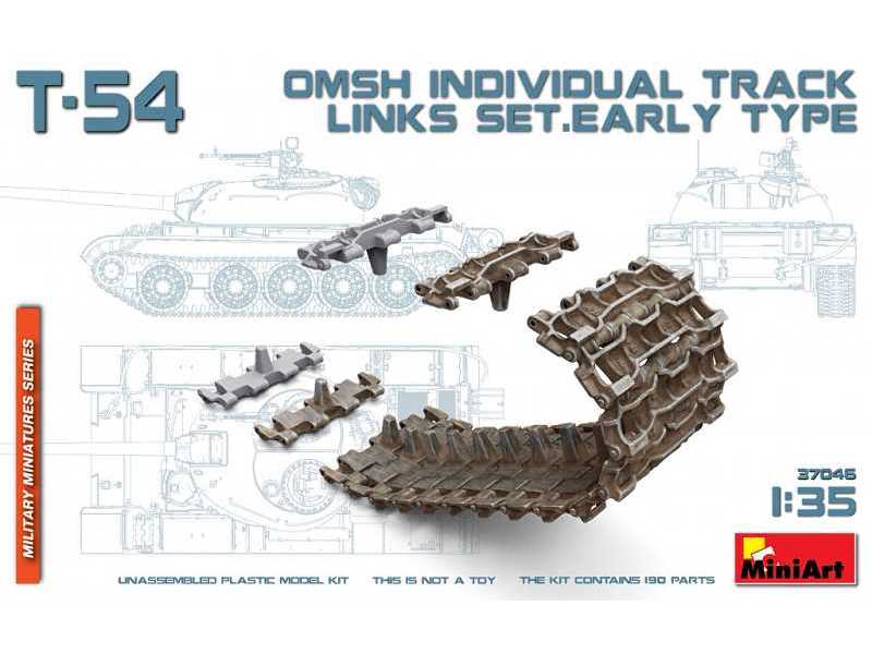 T-54 OMSH Individual Track Link Set - Early Type - image 1