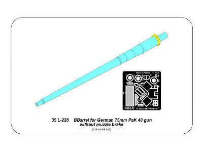 Barrel for German 75mm PaK 40 gun without muzzle brake - image 13