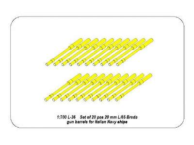 20 pcs 20 mm L/65 Breda gun barrels for Italian Navy ships - image 5