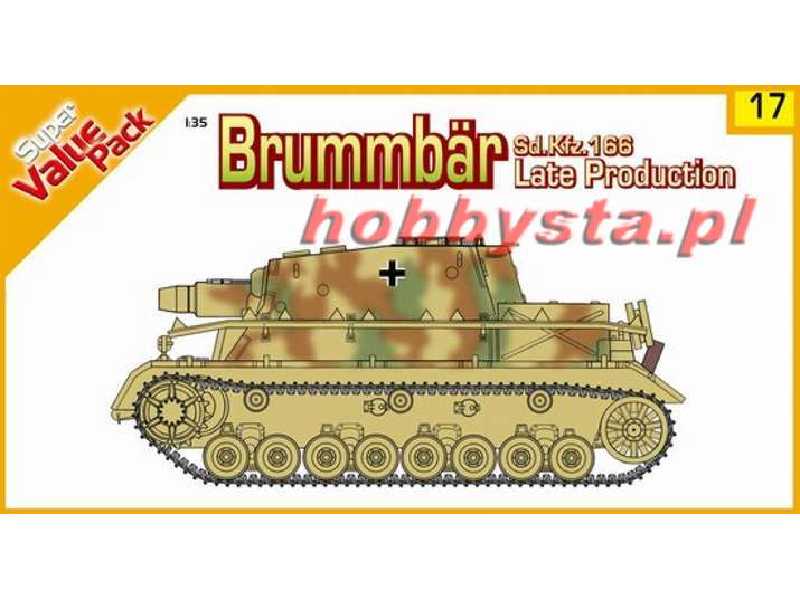 Sd.Kfz. 166 Late Production Brummbar + figures German Grenadiers - image 1