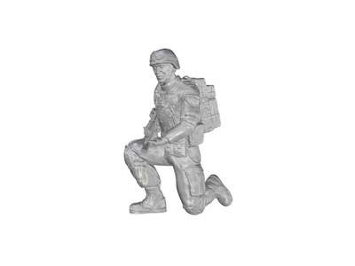 Kneeling Soldier (On Left Knee), US Army Infantry Squad 2nd Divi - image 1