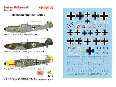 Decals - Messerschmitt Bf 109E-3 - image 3