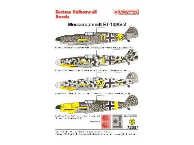 Decals - Messerschmitt Bf 109G-2 - 1942 - 1943 - image 2