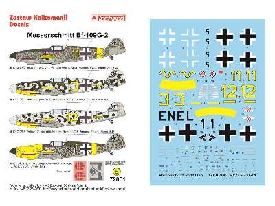 Decals - Messerschmitt Bf 109G-2 - 1942 - 1943 - image 3