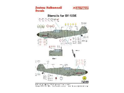Decals - Stencils for Bf 109E - image 2