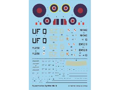 Decals - Supermarine Spitfire IX - image 1