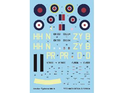 Decals - Hawker Typhoon Ib - image 1