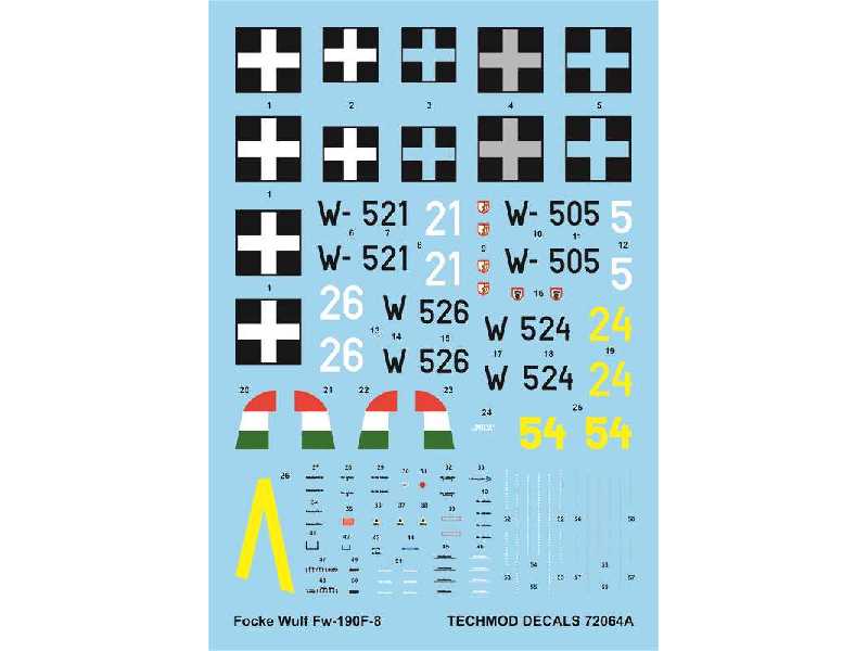 Decals - Focke-Wulf Fw 190F-8 - image 1