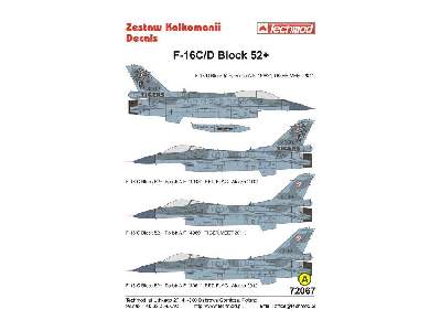 Decals - F-16 C/D Block 52+ - image 2