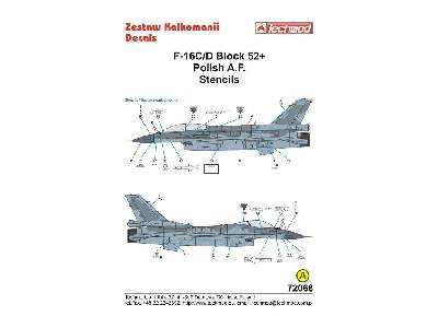 Decals - F-16 C/D Block 52+ Stencils - image 2