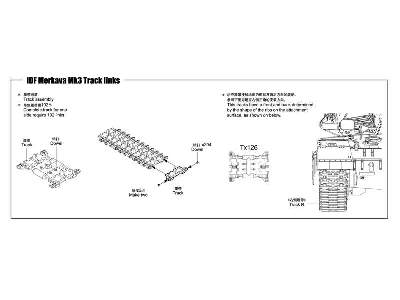 IDF Merkava Mk3 Track links  - image 3