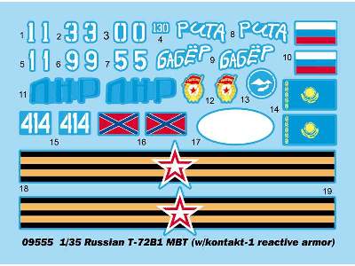 Russian T-72B1 MBT (w/kontakt-1 reactive armor) - image 3