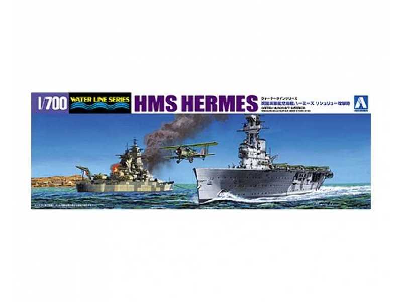 Hms Hermes British AircRAFt Carrier Attacks Richelieu - image 1